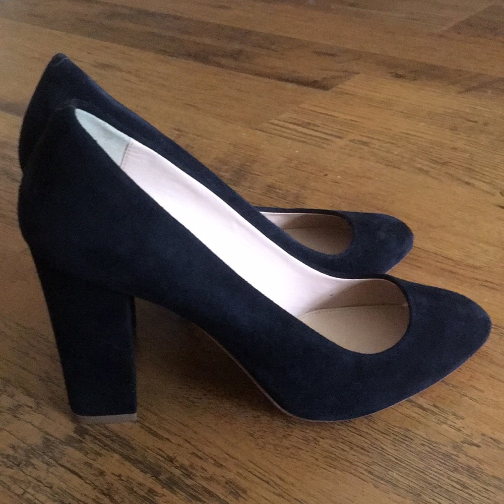 J.Crew Black Suede Pumps